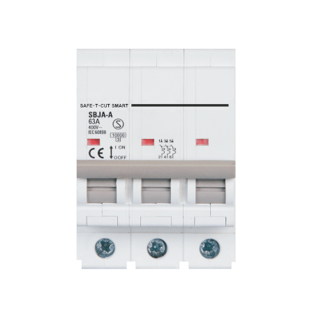 เซอร์กิตเบรกเกอร์ 63 แอมป์ 3 โพล 10KA เซฟ-ที-คัท สมาร์ท รุ่น US สีขาว_0